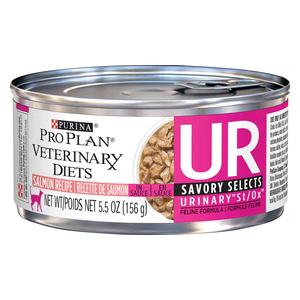 Pro Plan UR ST/OX Urinary Formula Savory Selects Canned Cat Food - Salmon  Purina Veterinary Diets